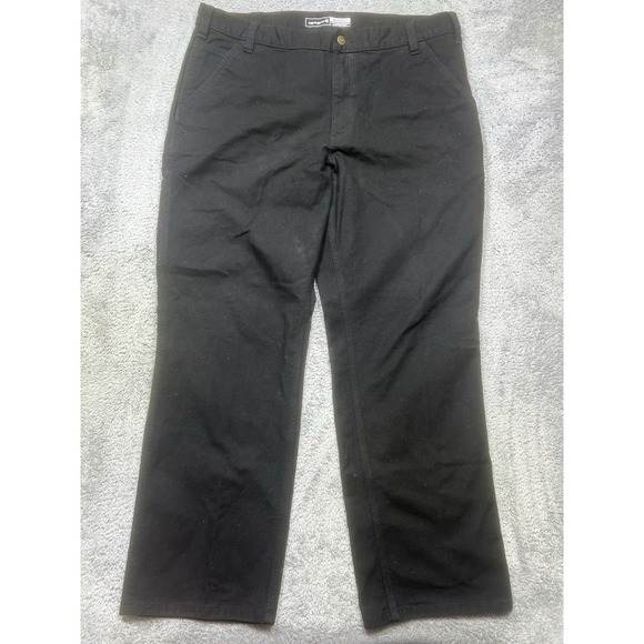 Carhartt Other - Carhartt Pants‎ Mens 40x32 Black Work Carpenter Rugged Flex Relaxed 103279 BLK